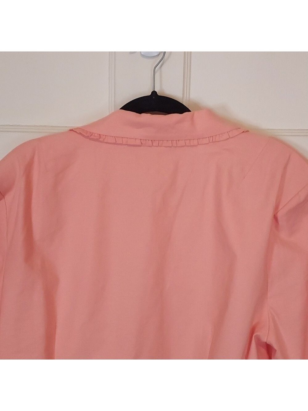 For Love and Lemons Peach Linen Blend Cropped Blazer Size XL - Picture 12 of 14